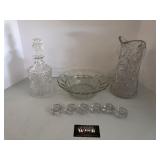 Clear glass items