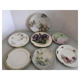 Collector floral plates