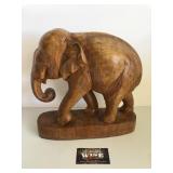 Wooden carved elephant