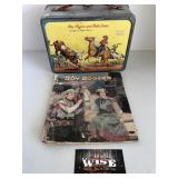 Roy Rogers lunch pail and book