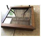 Lockable table top display case