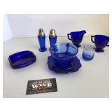 Cobalt blue items