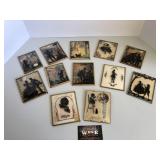 Beveled silhouette photos