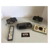 Roger Brothers items and sterling silver salt and