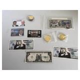 Donald Trump commemorative coins and bills