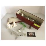 Vintage glass knobs and pulls