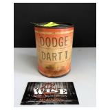 Dodge dart paper coin bank