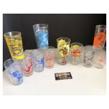 Vintage jelly container glasses