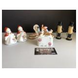 Mr. peanut and Native American salt and pepper