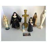 Nuns and religious items