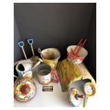Vintage tops and sand pails
