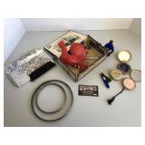 Chrome set and compacts