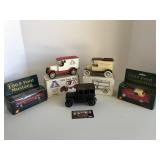 Cast iron model T and coin banks