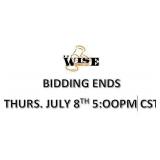 LOTS BEGIN TO CLOSE THURSDAY JULY 8TH 5:00PM CST