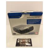 AM/FM radio alarm clock