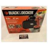 Black & Decker cordless drill 47 piece set