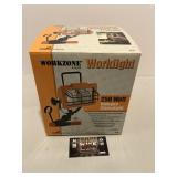 Clip on halogen work lamp