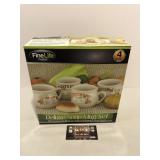 Deluxe soup mug set with recipe