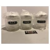Glass canister set