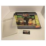 Glass chopping board with plastic board