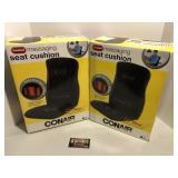 2- Heated massaging seat cushions