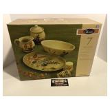 Seven piece Gibson thanksgiving set