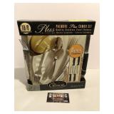 24 piece silverware set with 4 steak knives