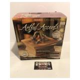 Cordless table top fire pit