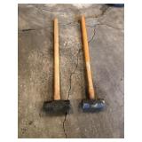 2- sledge hammers