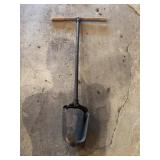 Post hole digger wooden handle