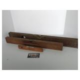 2- Stanley Wooden levels