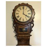 New Haven Trademark 8 day wall clock