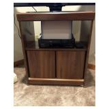 Orion VHS player and TV stand