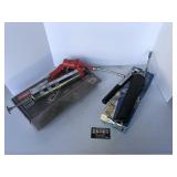 Air and manual grease gun