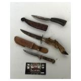 Deerhoof knife and Missouri Ozark knife