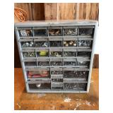 Plastic organizer with contents