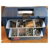 Rubbermaid organizer with contents