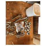 Implement pins in tote