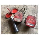 Trailer lights and reflector