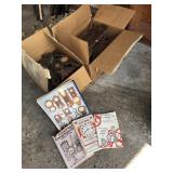 2- Boxes of Clock parts and books