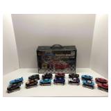 Stock car collectors case and Racing Champions