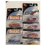 Hot Wheels corvettes and trucks