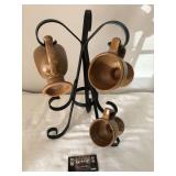 Frankoma mugs and rack (chips)