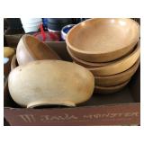 Wooden bowls