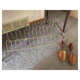 Vintage shoe racks and stretchers