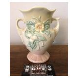 Hull Vase 6 1/2 (one small chip on handle top)