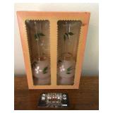 Handpainted 9" vases