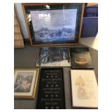 Framed prints and photos