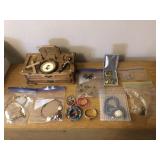 Costume jewelry and jewelry box