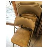 4 padded Folding chairs